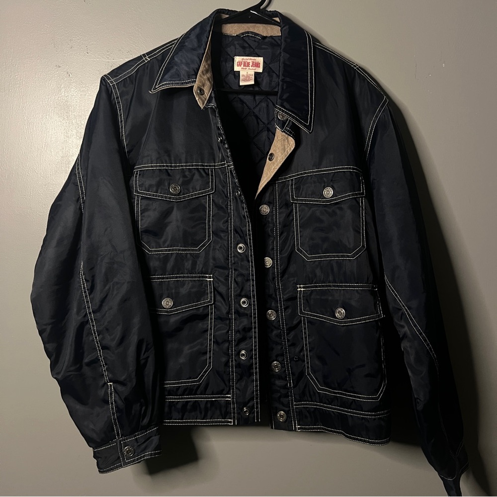 GAP blue jeans navy jacket